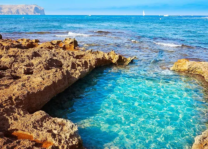 Casa Cristalina. Brisa Del Mar De Javea Con Sus Calas. Mar Y Piscina En Familia.